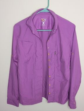 Mountain Hardwear Long-Sleeve Button-Down Shirt in Purple